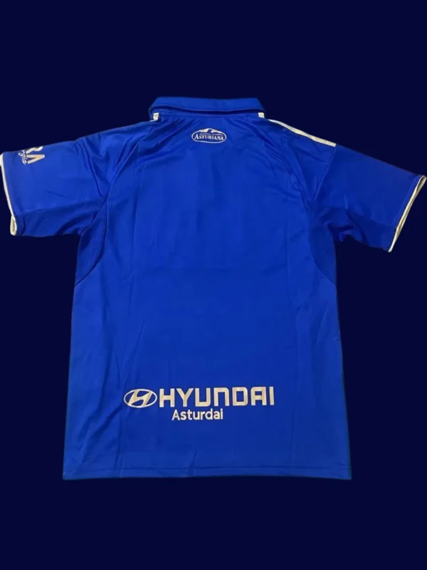 Real Oviedo Home Jersey 25/26 Fans Version back with printed number area and sponsor.