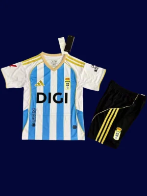 Real Oviedo Third Kids kits 25/26