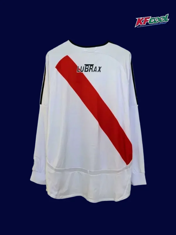 River Plate Home Classic LS Retro Jersey 200607B - KFCool – Football Jerseys & Soccer Kits Store River Plate home classic LS retro jersey 2006/07 back view