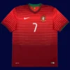 Ronaldo 7 Portugal Home Red Retro Jersey 2014A - kfcool.com Portugal home red retro jersey front, Ronaldo classic breathable performance shirt with #7.