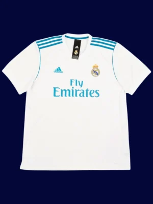 Ronaldo #7 Real Madrid Home White Retro Jersey 17/18