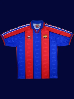 Ronaldo #9 Barcelona Home Retro Jersey 96/97