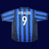 Ronaldo 9 Inter Milan Home Retro Jersey 9899B - KFCool – Football Jerseys & Soccer Kits Store Ronaldo Inter Milan home retro jersey back 98/99 with #9, high-quality breathable design.