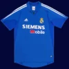 Ronaldo 9 Real Madrid Third Blue Retro Jersey 0405A - KFCool – Football Jerseys & Soccer Kits Store Ronaldo Real Madrid third blue retro jersey front 04/05, high-quality breathable fan gear.