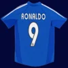 Ronaldo 9 Real Madrid Third Blue Retro Jersey 0405B - KFCool – Football Jerseys & Soccer Kits Store Ronaldo Real Madrid third blue retro jersey back 04/05 with #9, high-quality breathable design.