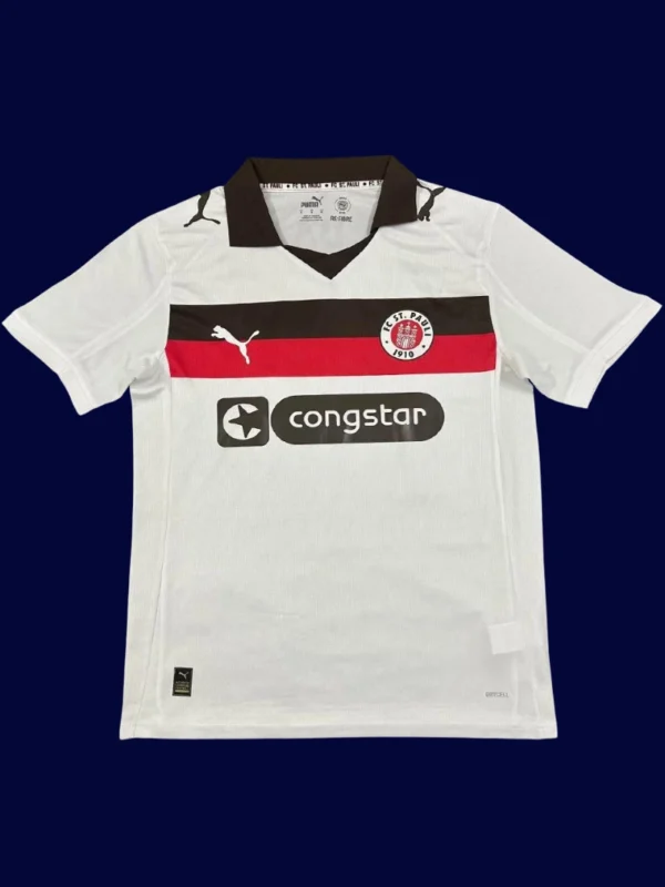 ST Pauli Away Jersey 2526 Fans Version1 - kfcool.com ST Pauli Away Jersey 25/26 Fans Version front high‑quality breathable shirt