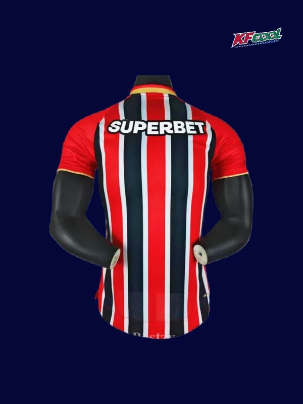 Sao Paulo away jersey 25/26 player version back view