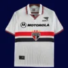 Sao Paulo home classic retro jersey 2000 front white red black stripes