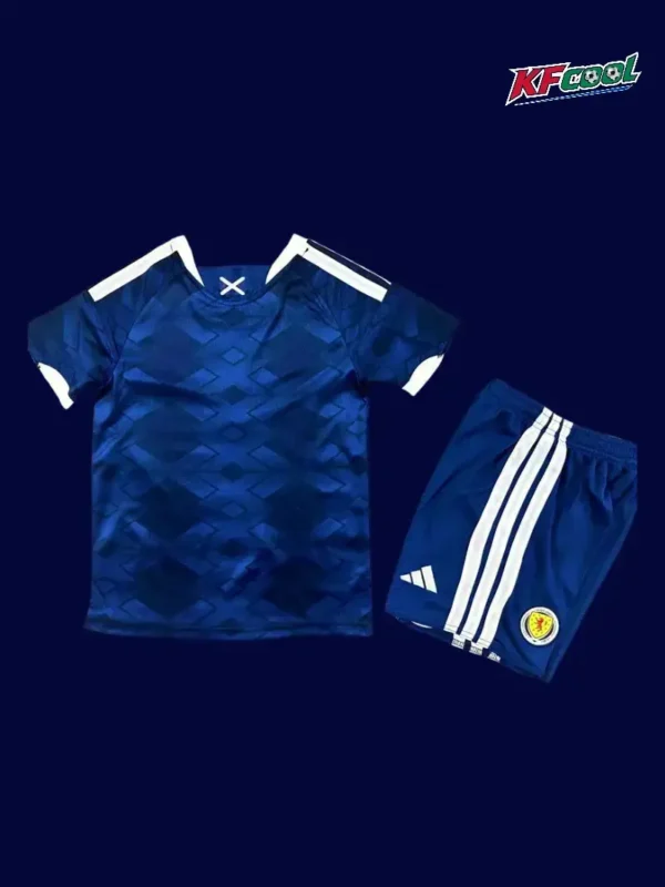 Scotland Home Kids kits 2627 Fans Version2 - kfcool.com Scotland home kids kit 26/27 back with name area
