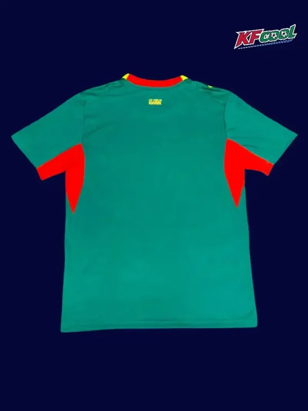 Senegal away green jersey 26/27 fans back with logo area
