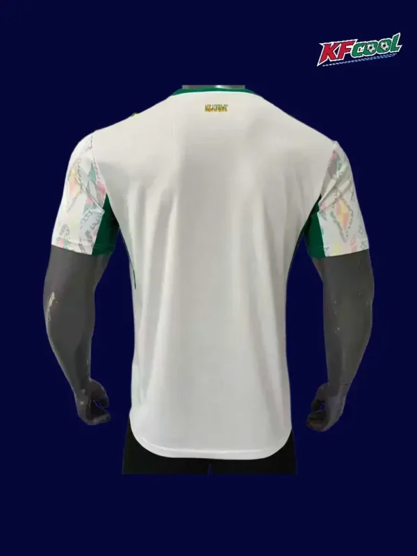Senegal home white jersey 26/27 fans back with collar detail