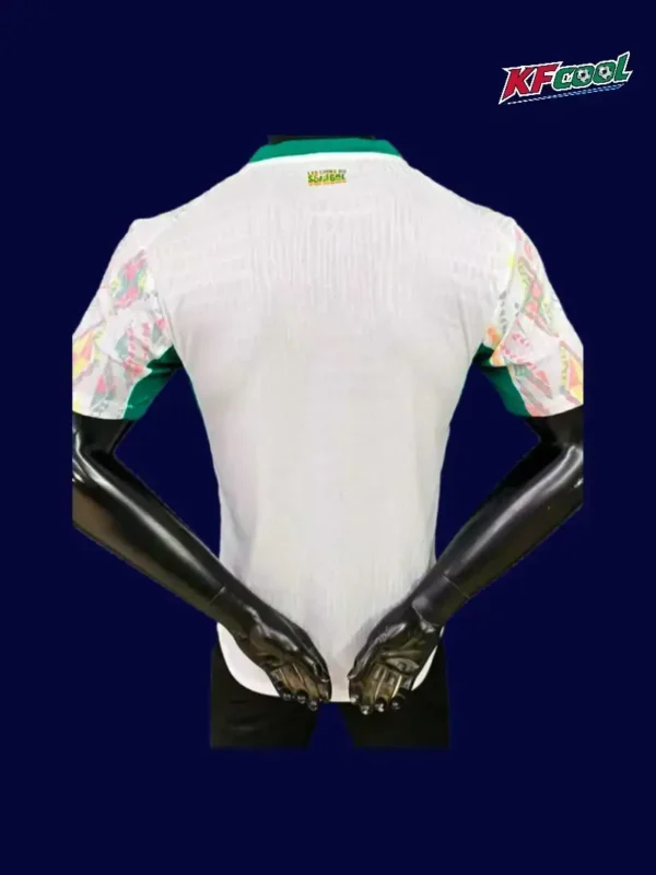 Senegal Home White Jersey 2627 Player Version2 - KFCool – Football Jerseys & Soccer Kits Store Senegal 26/27 home player jersey back — lightweight performance panel