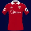 Seville Away Jersey 2526 Fans Version1 - KFCool – Football Jerseys & Soccer Kits Store Seville Away Jersey 25/26 Fans Version front with away colorway and badge.