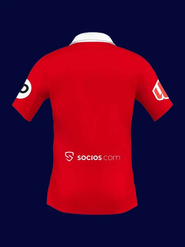 Seville Away Jersey 2526 Fans Version2 - KFCool – Football Jerseys & Soccer Kits Store Seville Away Jersey 25/26 Fans Version back showing number area.