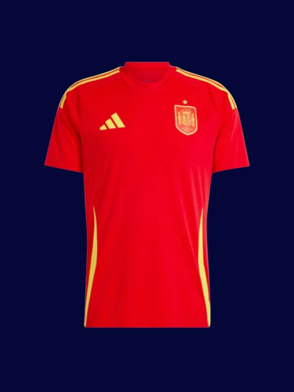 Spain 2425 Home Red Jersey Fans Version Front