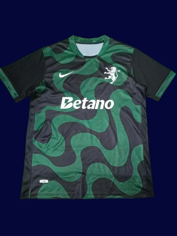 Sporting Portugal Away Jersey 25/26 Fans Version front high‑quality breathable lightweight football shirt