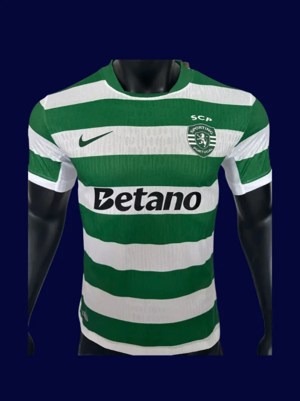 Sporting Portugal Home Jersey 25/26 Player Version front pro‑grade lightweight performance shirt