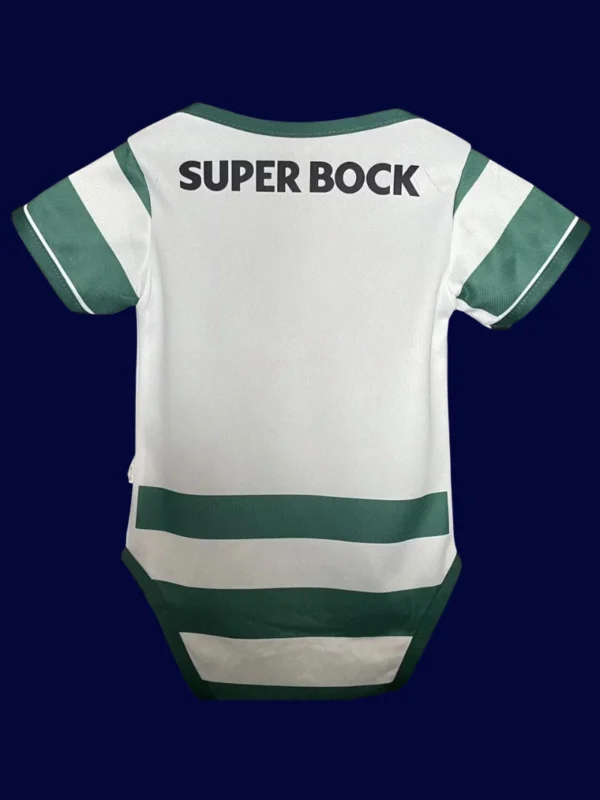 Sporting Portugal Home Red Babysuit kits 25/26 back custom number