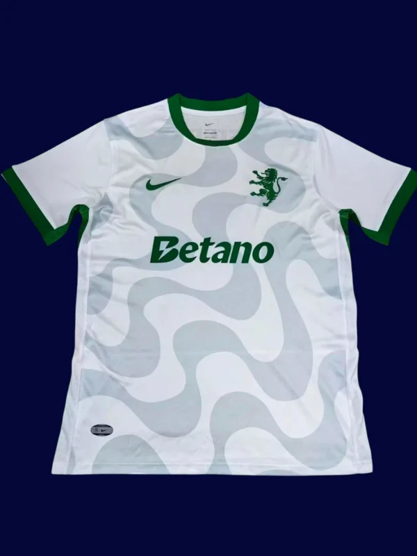 Sporting Portugal Third Jersey 2526 Fans Version1 - KFCool – Football Jerseys & Soccer Kits Store Sporting Portugal Third Jersey 25/26 Fans Version front retro breathable collectible football shirt