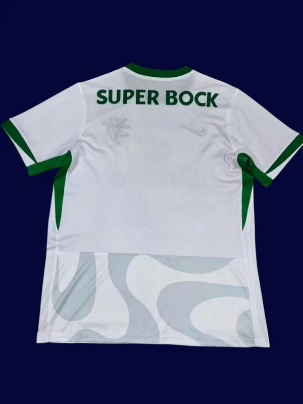 Sporting Portugal Third Jersey 2526 Fans Version2 - KFCool – Football Jerseys & Soccer Kits Store Sporting Portugal Third Jersey 25/26 Fans Version back custom name