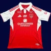 Stade Brestois Home Jersey 2526 Fans Version1 - KFCool – Football Jerseys & Soccer Kits Store Stade Brestois Home Jersey 25/26 Fans Version front collectible high‑quality football top
