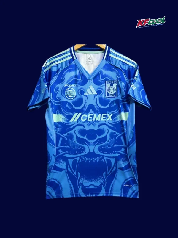Tigres 25/26 away fans jersey front light breathable sportswear