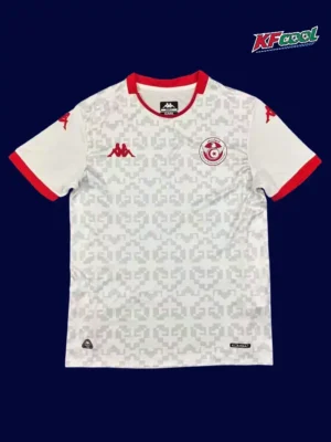 Tunisia Away White Jersey 26/27 Fans Version