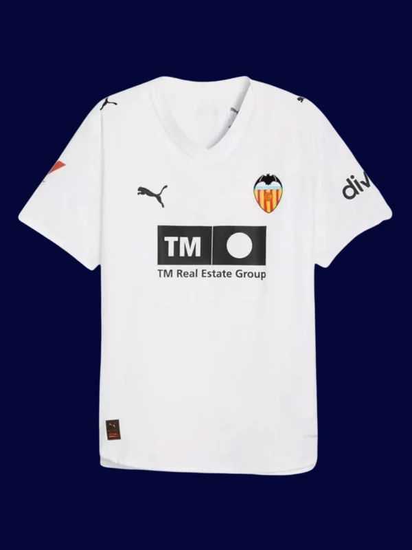 Valence Home Jersey 25/26 Fans Version front with club crest and classic design.