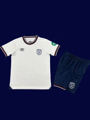 West Ham Away Kids kits 25/26