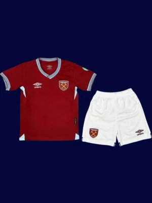 West Ham Home Kids kits 25/26