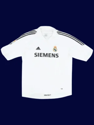 Zidane #5 Real Madrid Home White Retro Jersey 05/06