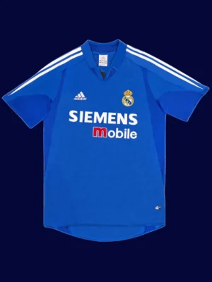 Zidane #5 Real Madrid Third Blue Retro Jersey 04/05