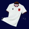 Albania Away White Jersey 2025 Fans Version1 - kfcool.com Albania 2025 away white football jersey front view with national crest, fans version