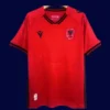Albania 25/26 home red football jersey front with official crest