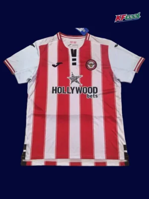 Brentford 25/26 home football jersey front fans version