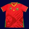 Cameroon 25/26 away red football jersey front with official crest