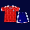 Chile kids 26/27 home red football jersey front with youth design