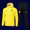 Dortmund yellow football training tracksuit front