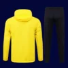 Back view of Dortmund yellow football training tracksuit