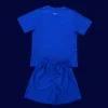 Finland Away Blue Kids kits 2526 Fans Version2 - KFCool – Football Jerseys & Soccer Kits Store Back view of Finland kids 25/26 away jersey