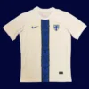 Finland 25/26 home white football jersey front with crest