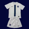 Finland kids 25/26 home white football jersey front