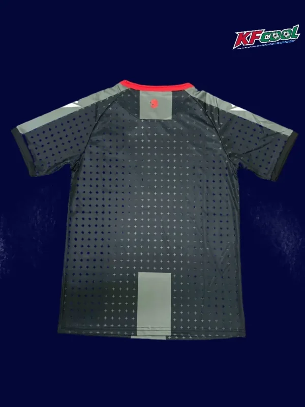 Georgia Away Black Shirt 2024 Fans Version2 - kfcool.com Back view of Georgia 2024 away black shirt