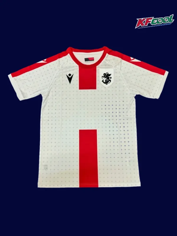 Georgia 2024 home white football shirt front