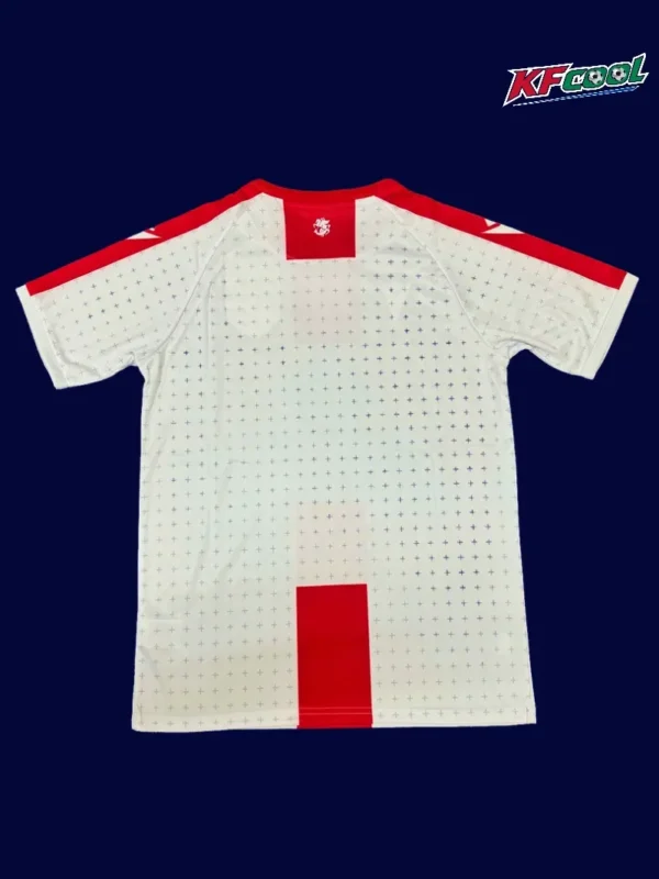 Back view of Georgia 2024 home white shirt
