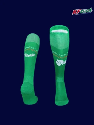 Ireland 25/26 home green football socks front view
