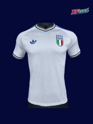 Italy Away White Jersey 2627 Player Version1 Italy away white player jersey 26/27 front, match cut.
