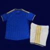 Italy Home Blue Kids kits 2627 Player Version2 - kfcool.com Italy kids home player jersey 26/27 back showing number placement.