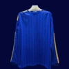 Italy long-sleeve home blue jersey 26/27 fans version back.