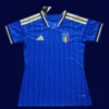 Italy women home blue jersey 26/27 fans version front, slim fit.